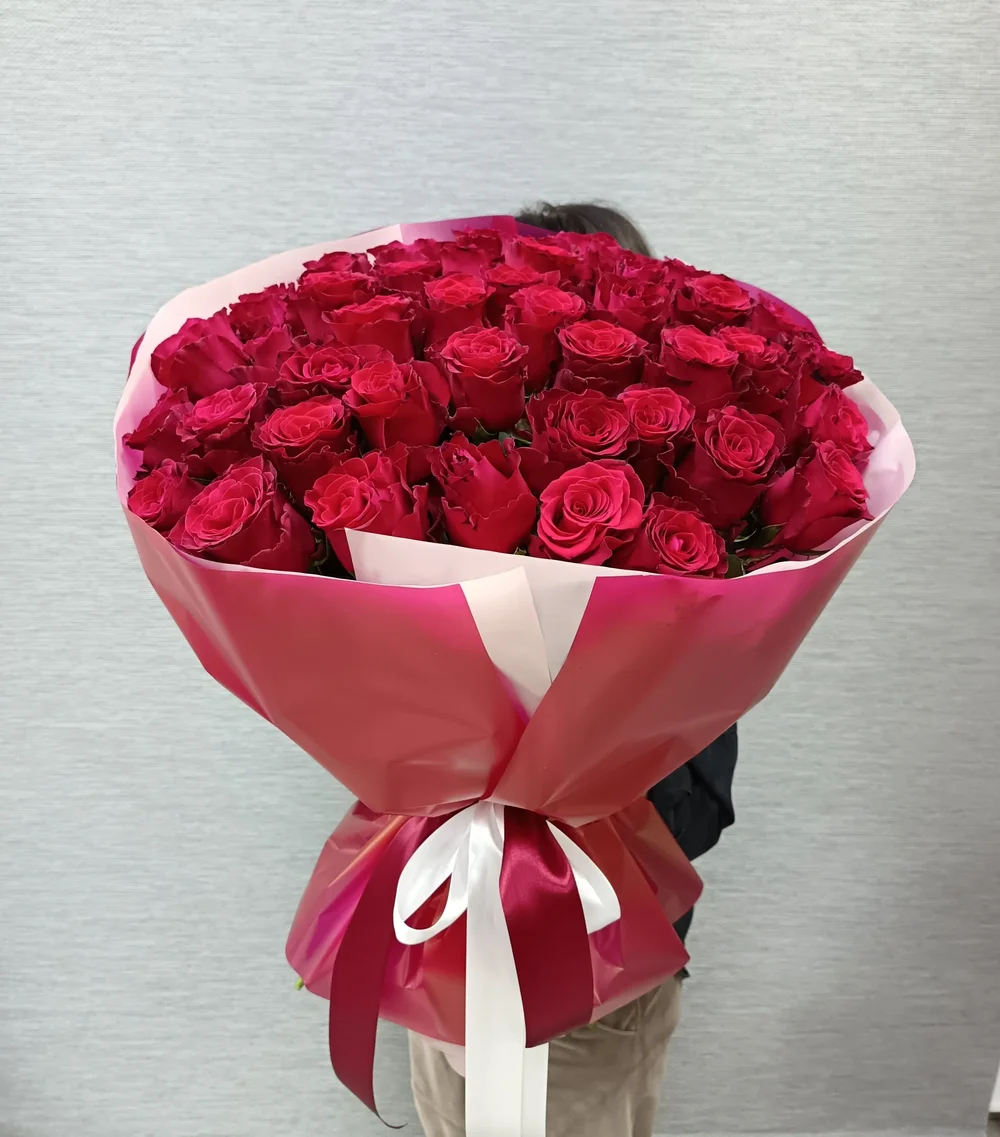 Роза красная эквадор 25 роз