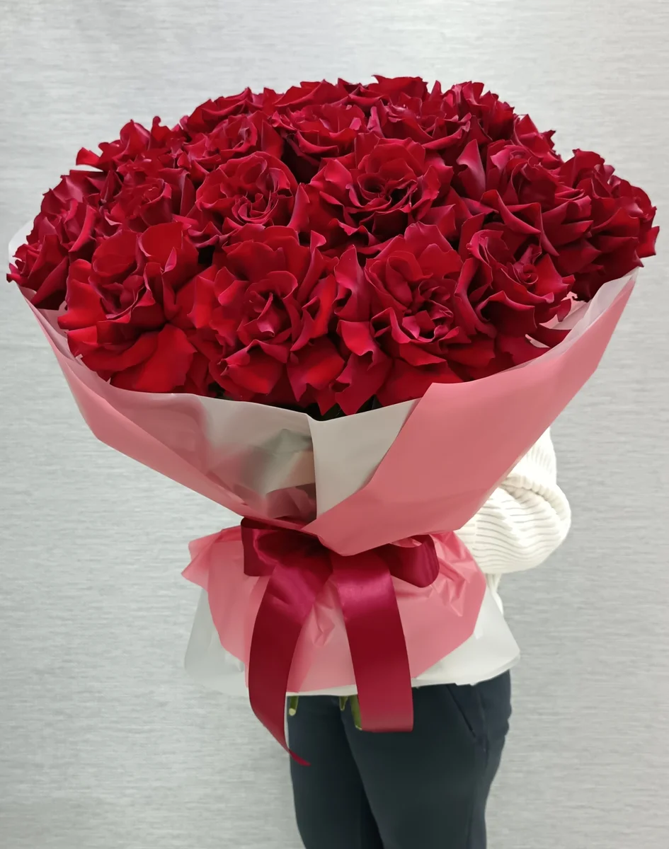 Букет из французской розы 25 шт.XXL